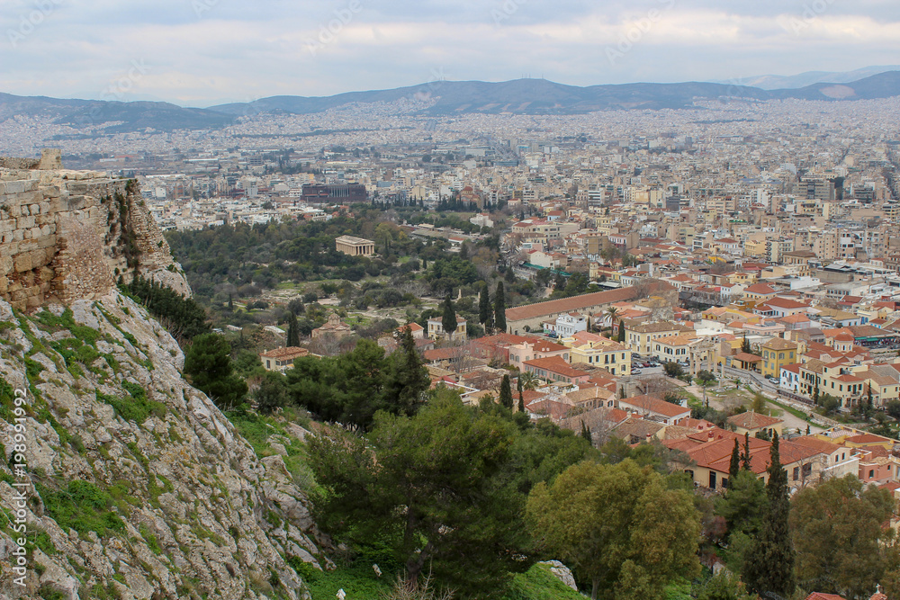 Vista de la ciudad de Atenas