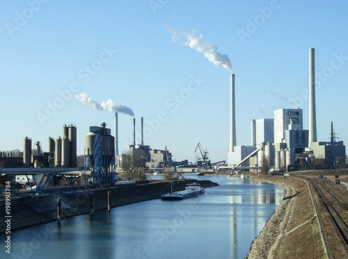 Power plant - industrial site photo