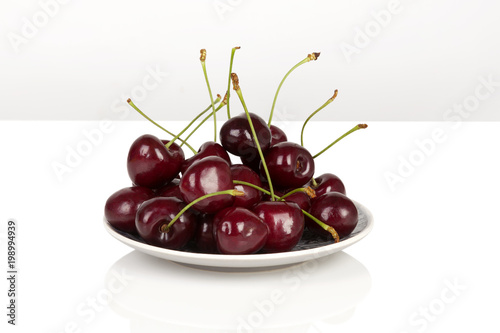 Delicious healthy cherries.