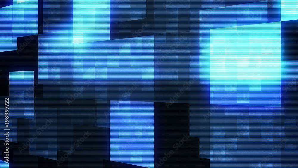 Celebratory Big Squares Placed Askew