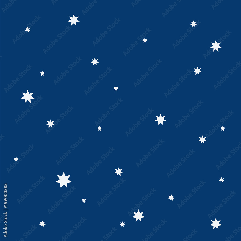 Beautiful simple night starry sky seamless pattern Beautiful simple night starry sky seamless pattern