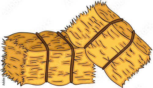 Bales of hay

