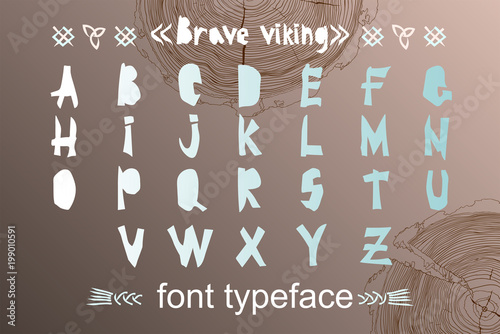 Modern alphabet in paper cut style. Scandinavian theme for great design logo, kids posters, t-shirt, font pattern