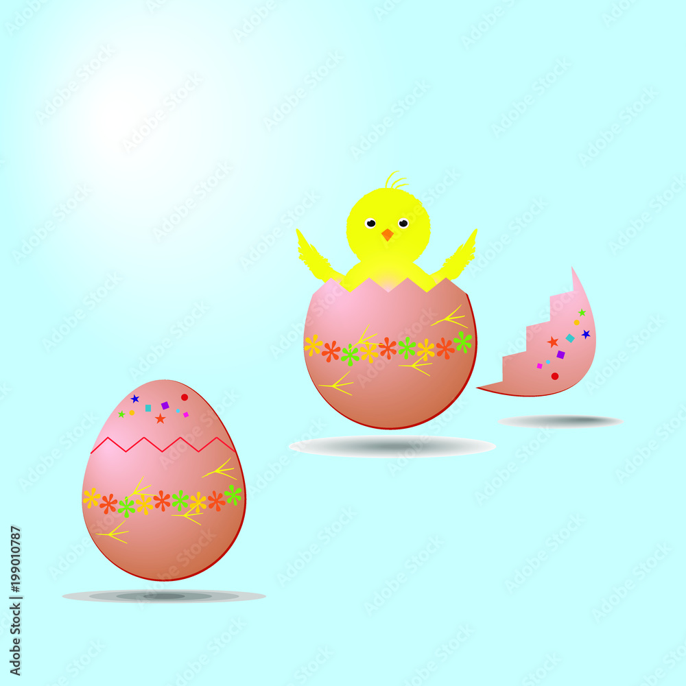 Easter_egg_and_chicken Easter_egg_and_chicken