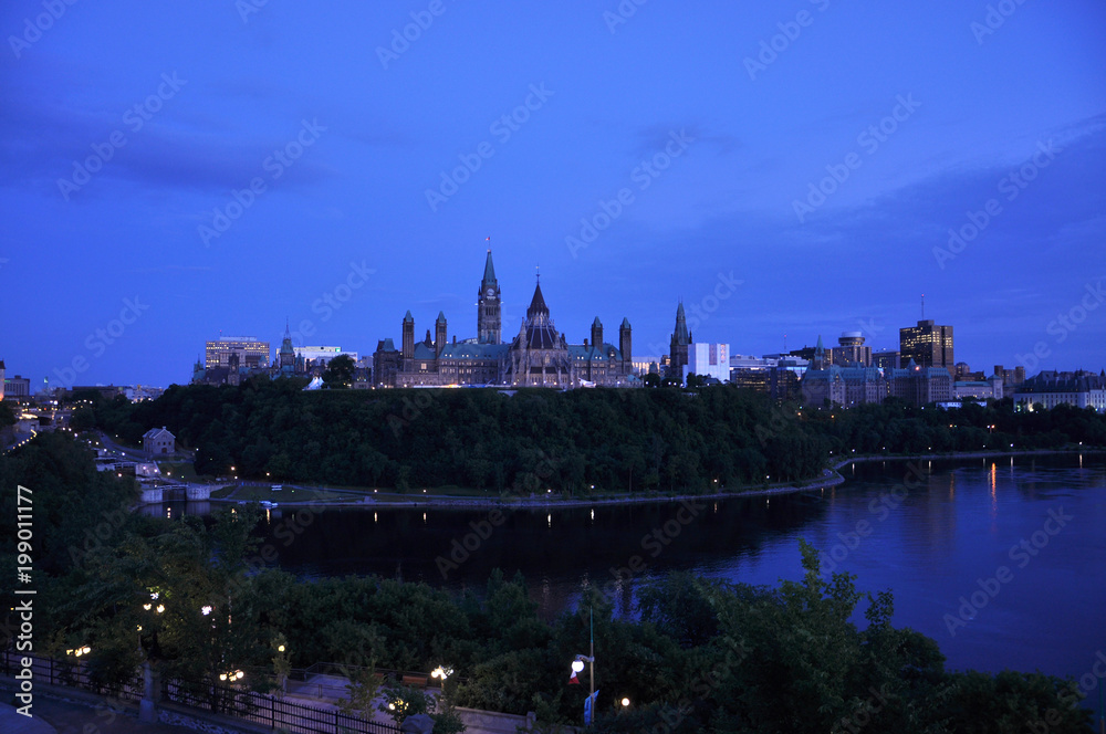 Parliament Buildings and Library at night, Ottawa, Ontario, Canada. Parliament Buildings and Library at night, Ottawa, Ontario, Canada.