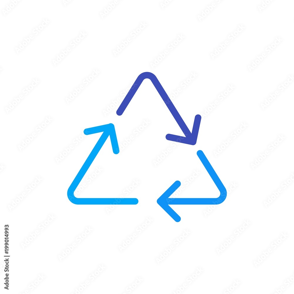 recycle flat vector icon. Modern simple isolated sign. Pixel perfect vector illustration for logo, website, mobile app and other designs recycle flat vector icon. Modern simple isolated sign. Pixel perfect vector illustration for logo, website, mobile app and other designs
