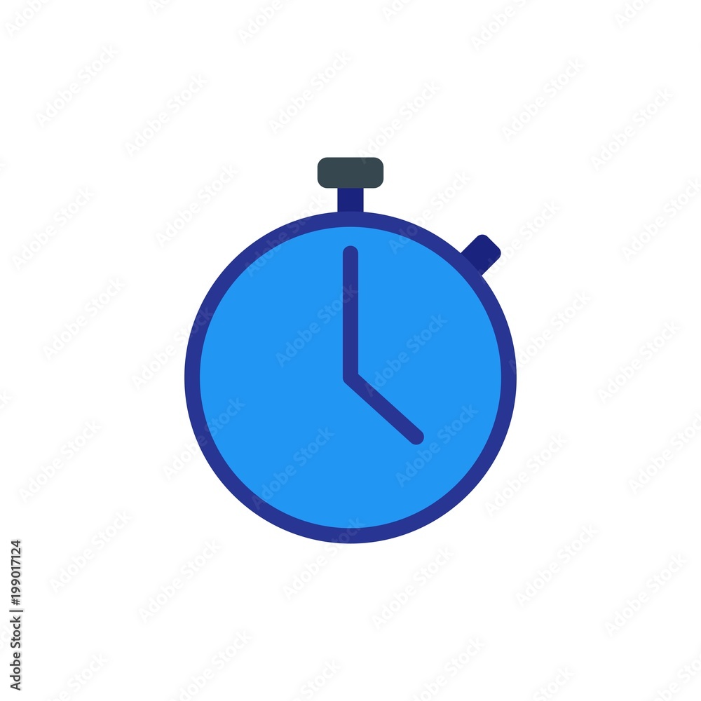 stop clock, chronometer flat vector icon. Modern simple isolated sign. Pixel perfect vector illustration for logo, website, mobile app and other designs stop clock, chronometer flat vector icon. Modern simple isolated sign. Pixel perfect vector illustration for logo, website, mobile app and other designs