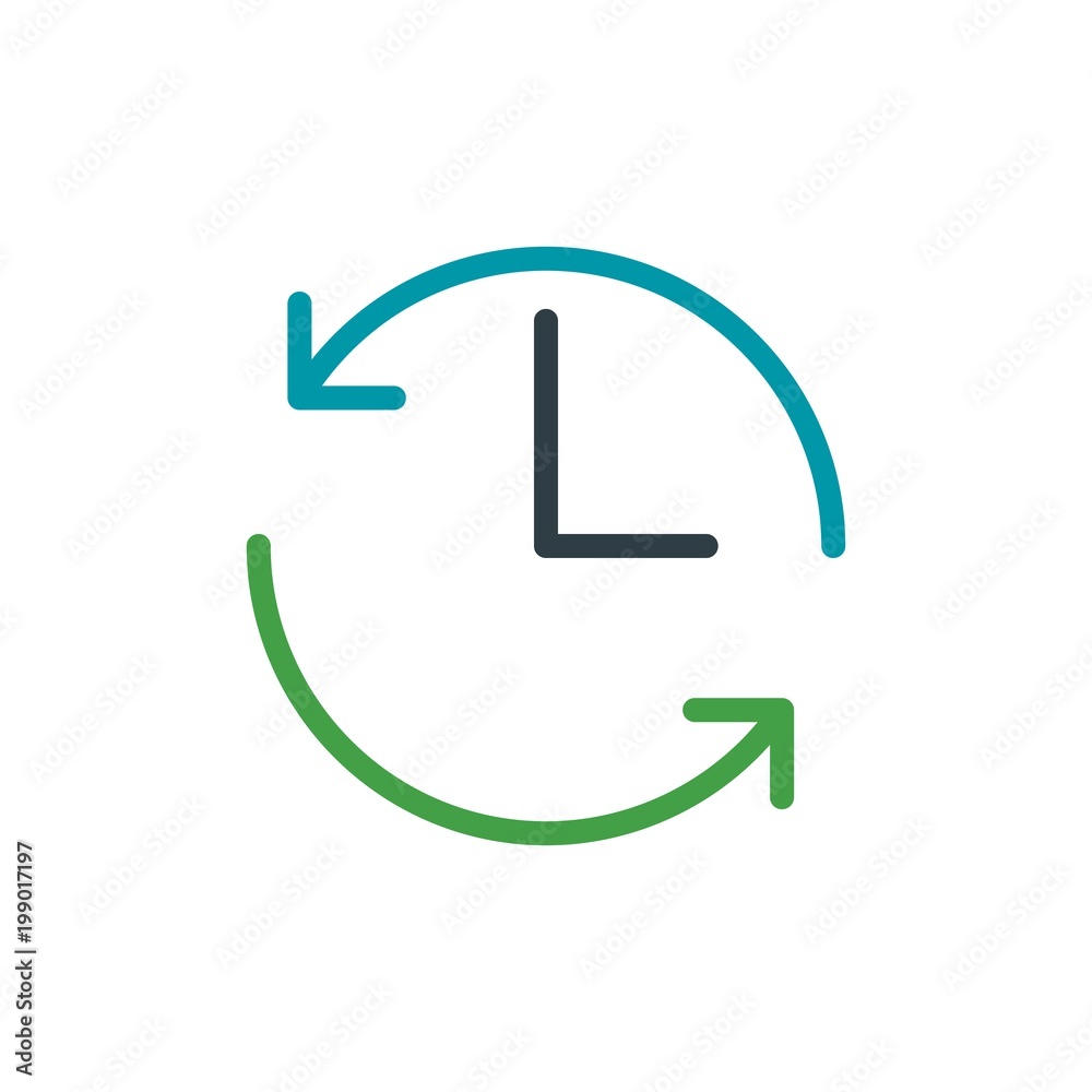 update time flat vector icon. Modern simple isolated sign. Pixel perfect vector illustration for logo, website, mobile app and other designs update time flat vector icon. Modern simple isolated sign. Pixel perfect vector illustration for logo, website, mobile app and other designs