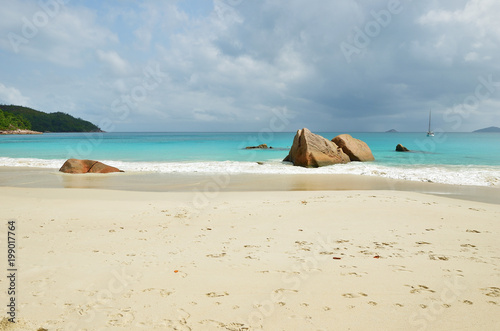 Fototapeta Naklejka Na Ścianę i Meble -  Anse Lazio beach, Seychelles