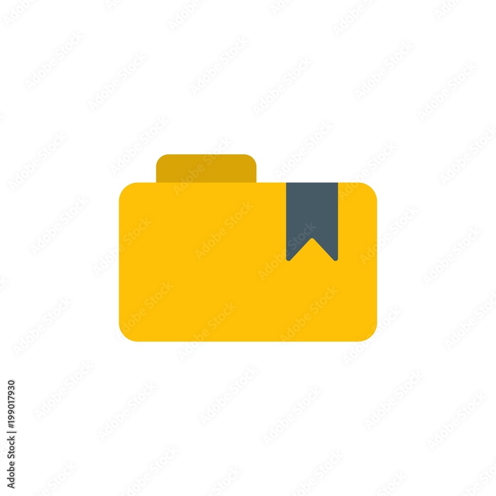 folder bookmark flat vector icon. Modern simple isolated sign. Pixel perfect vector illustration for logo, website, mobile app and other designs folder bookmark flat vector icon. Modern simple isolated sign. Pixel perfect vector illustration for logo, website, mobile app and other designs