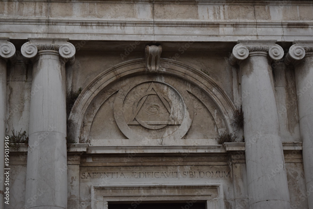 Iluminati Symbol. Italy