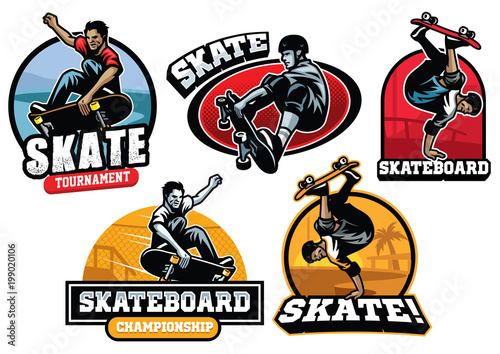 skate badge design