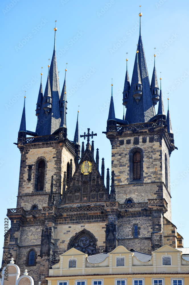 Fototapeta premium Church of Tyn in Prague.