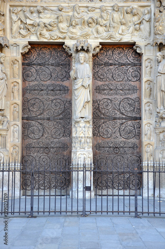 Doors of the Notre Dame Cathedral.