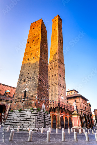 Obraz na płótnie Bologna, Emilia-Romagna - Italy - Due Torri w salonie