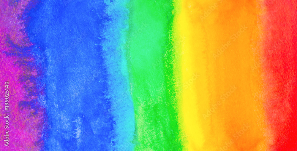 rainbow spectrum watercolor paint splash background . illustration for ...