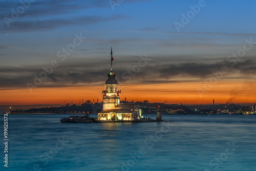Photography Istanbul, Turkey, 29 October 2008: The Maiden's Tower