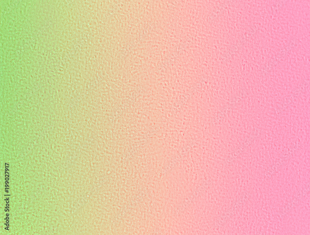 green and pink watercolor gradient color background. hand draw illustration . colored like 