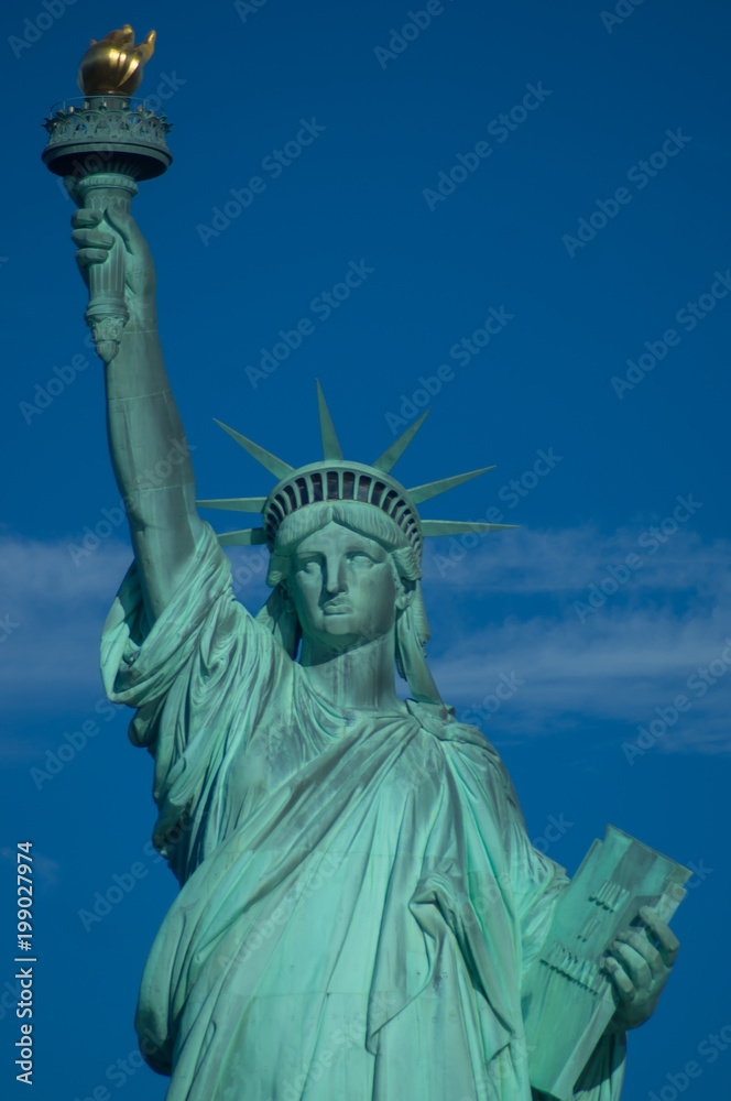 Fototapeta premium Close up statue of Liberty