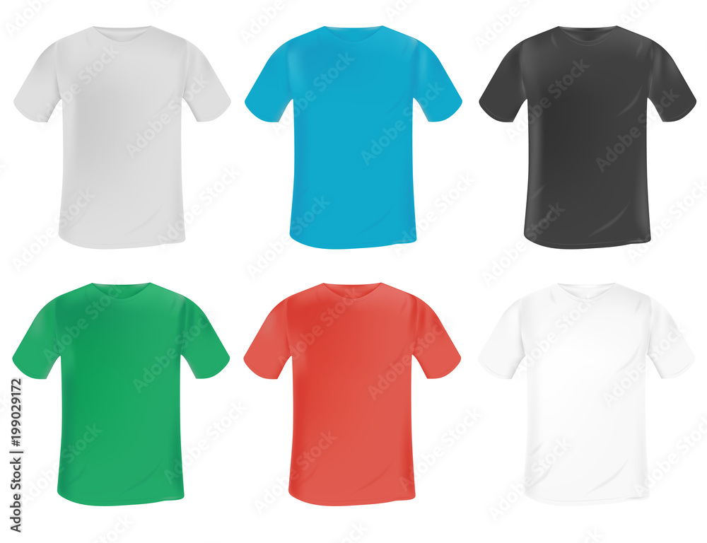 Picture of Colorful Blank Tshirts - Free Stock Photo