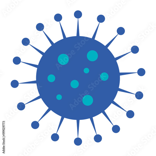 unicellular bacteria laboratory icon vector illustration design