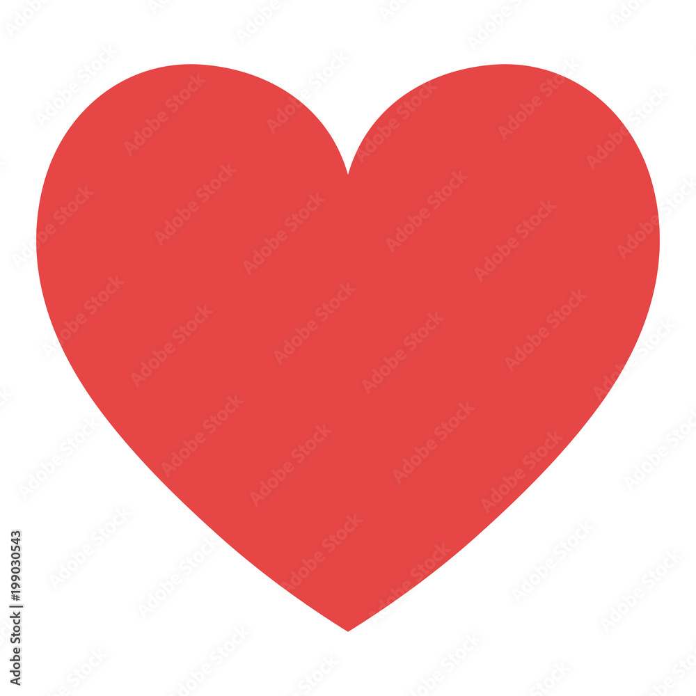 heart love isolated icon vector illustration design