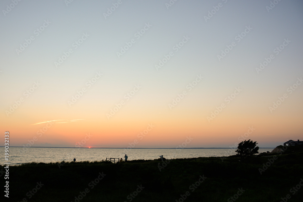 Obraz premium Sunset over the sea