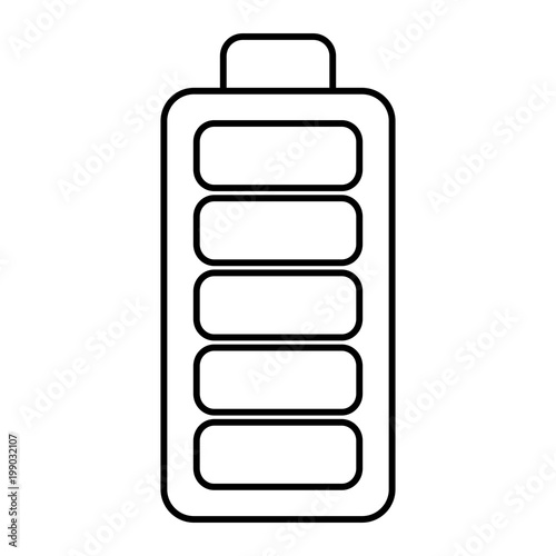 battery level isolated icon vector illustration design