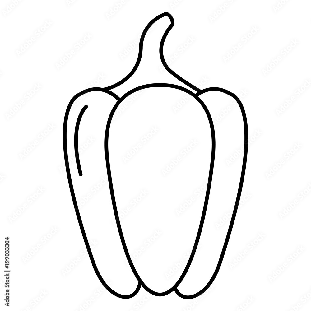pepper vegetable healthy food vector illustration design pepper vegetable healthy food vector illustration design
