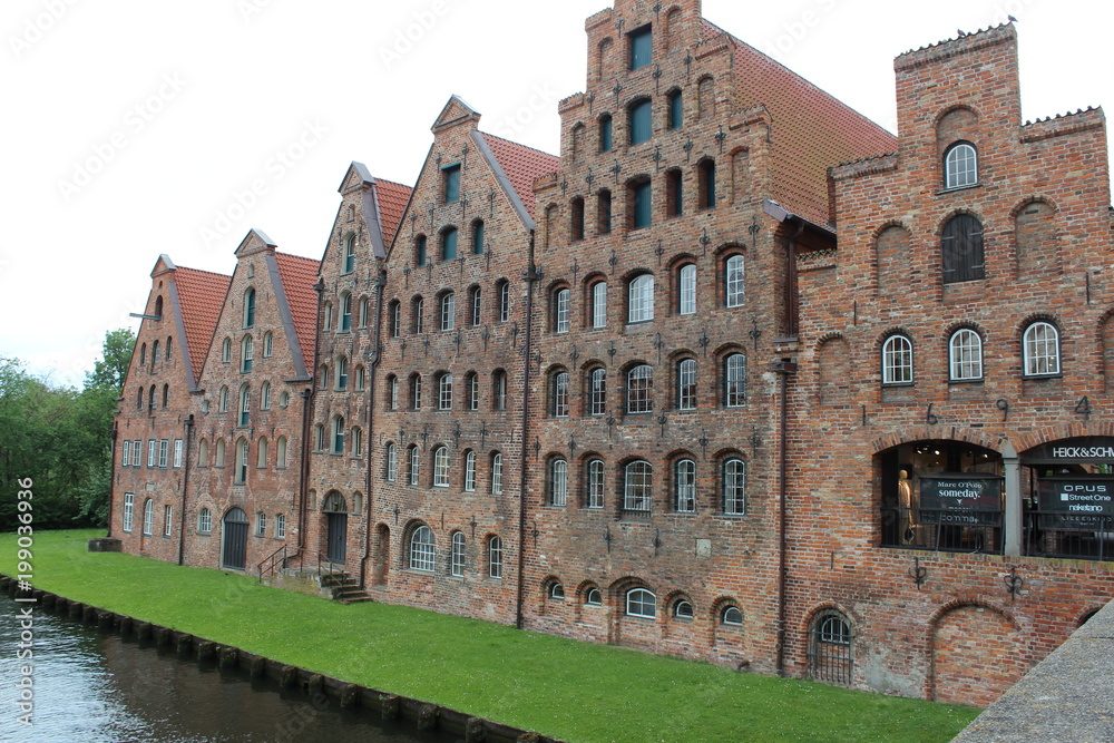 Old city in Lubeck, Germany