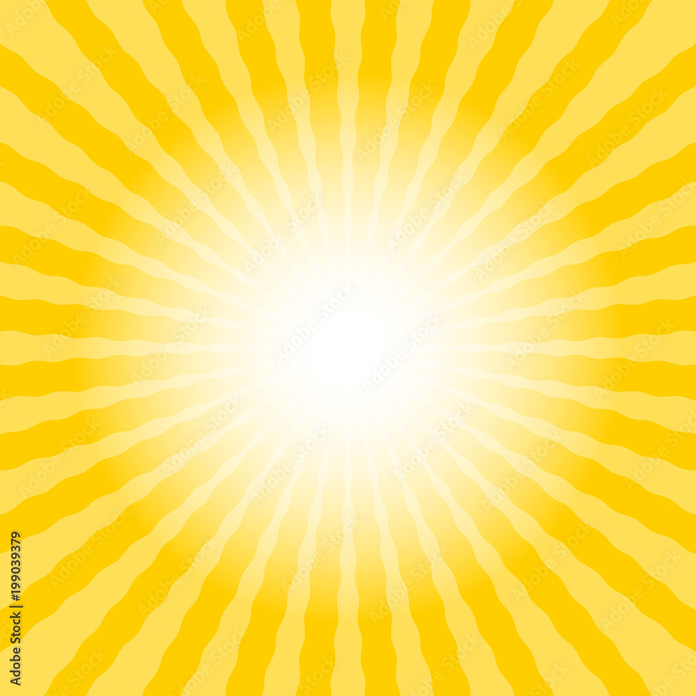 Abstract sun rays wavy yellow and white background template text placeholder Abstract sun rays wavy yellow and white background template text placeholder