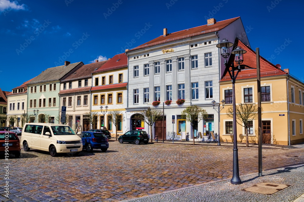 Naklejka premium Hoyerswerda, Marktplatz