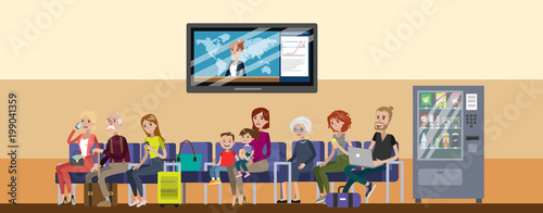 Terminal waiting room.