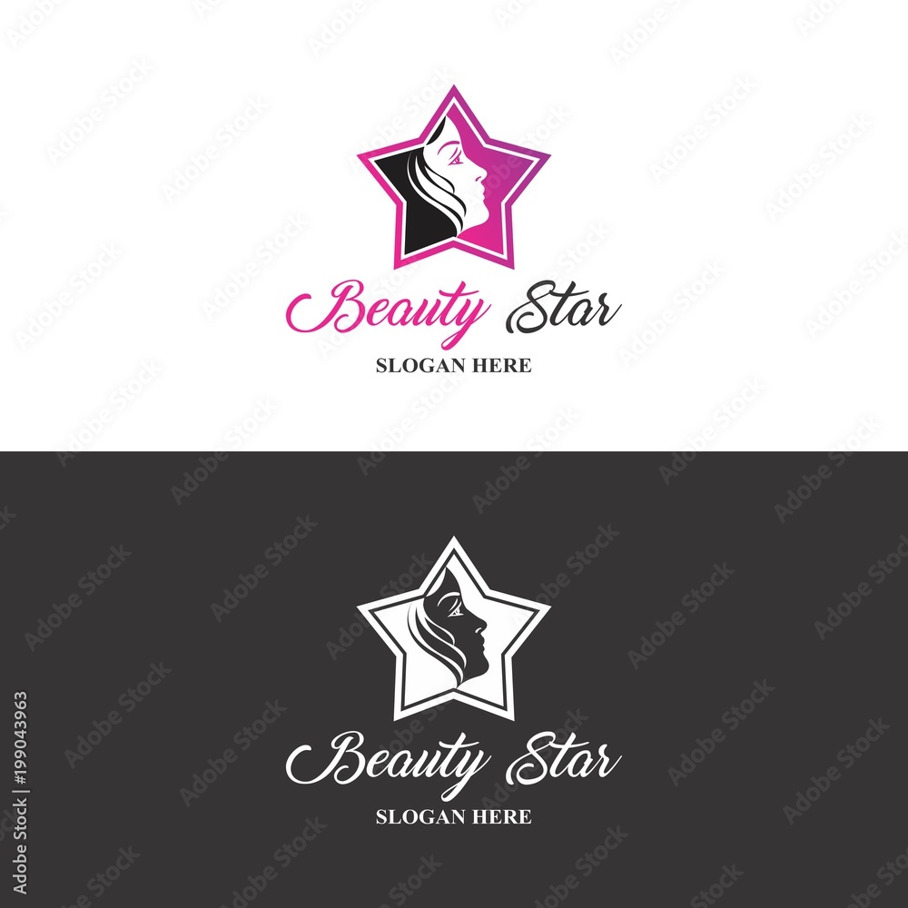 Beauty Star Logo in vector Beauty Star Logo in vector