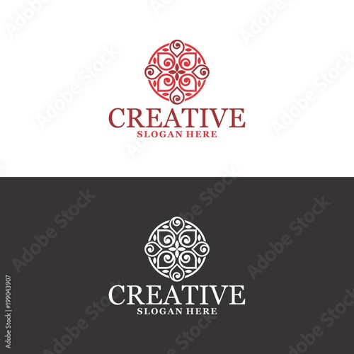 Creative logo in vetor
