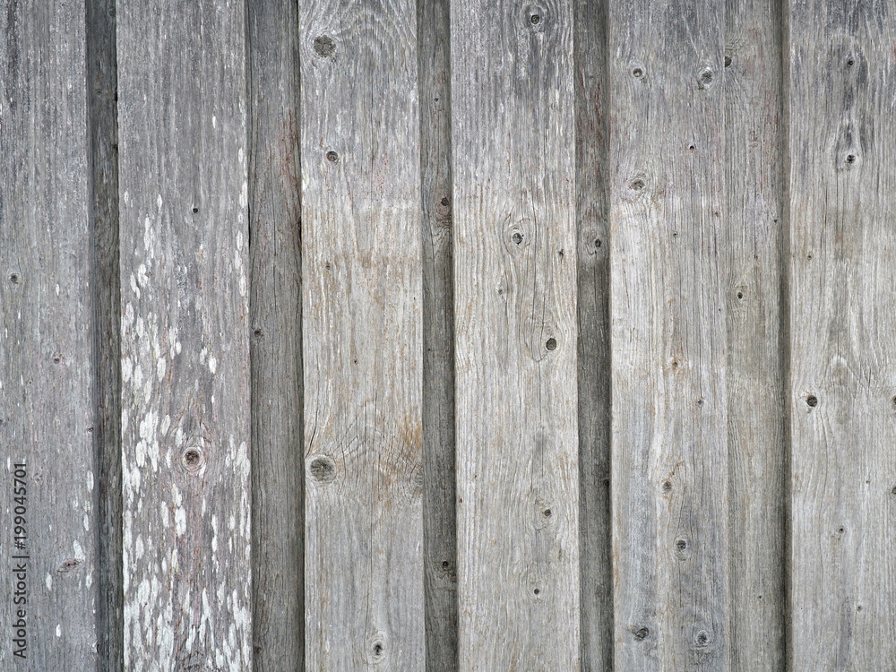 Naklejka premium Close-up of old wooden wall texture. Urban Background. Dust Overlay Distress Grain, Simply Place illustration over any Object to Create grungy Effect, dirty, poster for your text and great design.