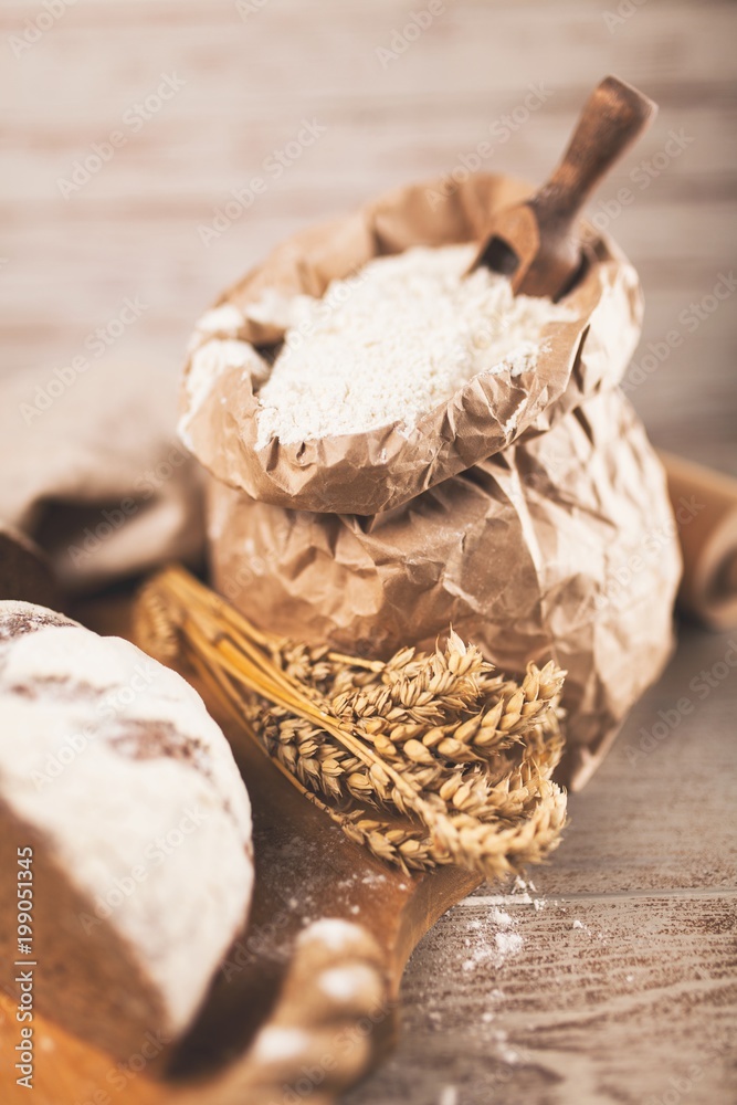Fototapeta premium Bag of flour