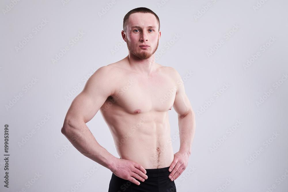 strong man in studio strong man in studio