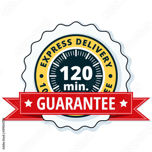 120 minutes Express Delivery illustration