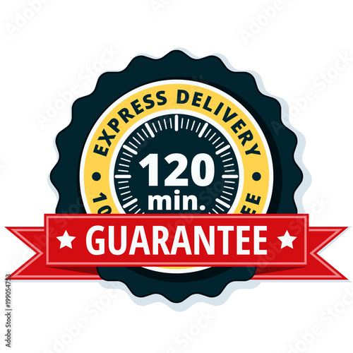 120 minutes Express Delivery illustration