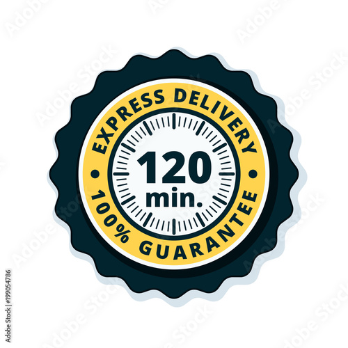 120 minutes Express Delivery illustration