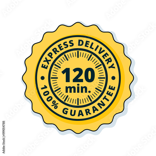 120 minutes Express Delivery illustration