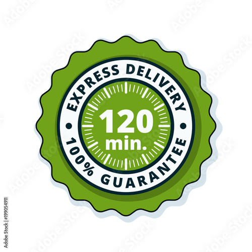 120 minutes Express Delivery illustration
