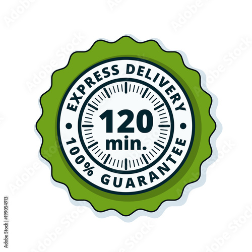 120 minutes Express Delivery illustration