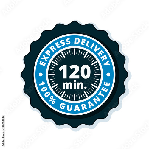 120 minutes Express Delivery illustration