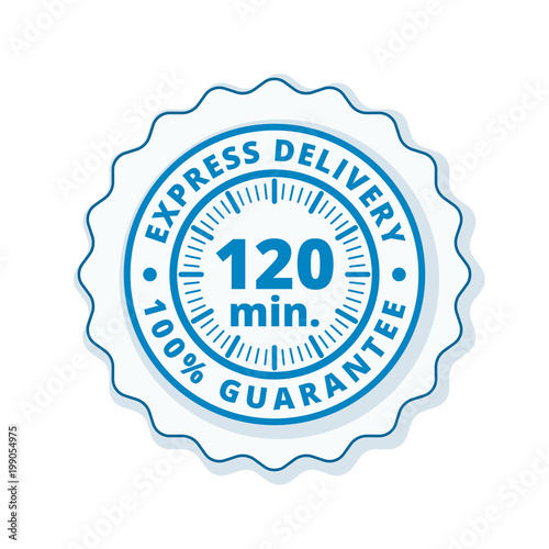 120 minutes Express Delivery illustration