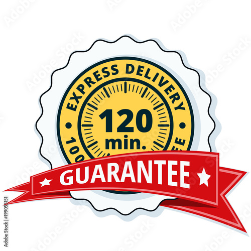 120 minutes Express Delivery illustration