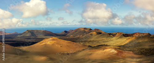 Timanfaya panoramic photo