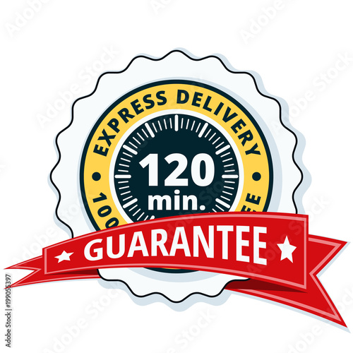 120 minutes Express Delivery illustration