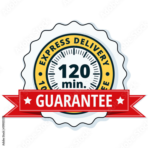 120 minutes Express Delivery illustration